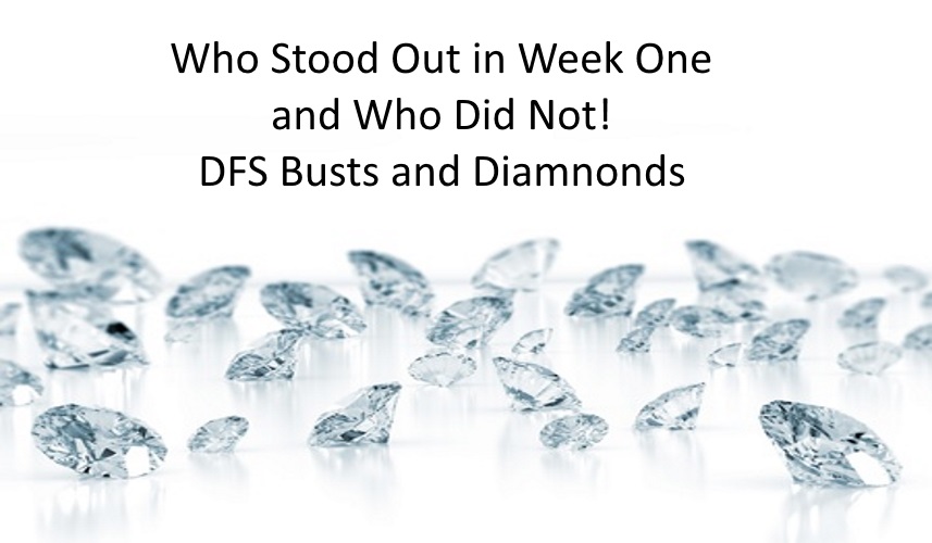 Week One Diamonds and Busts 2016